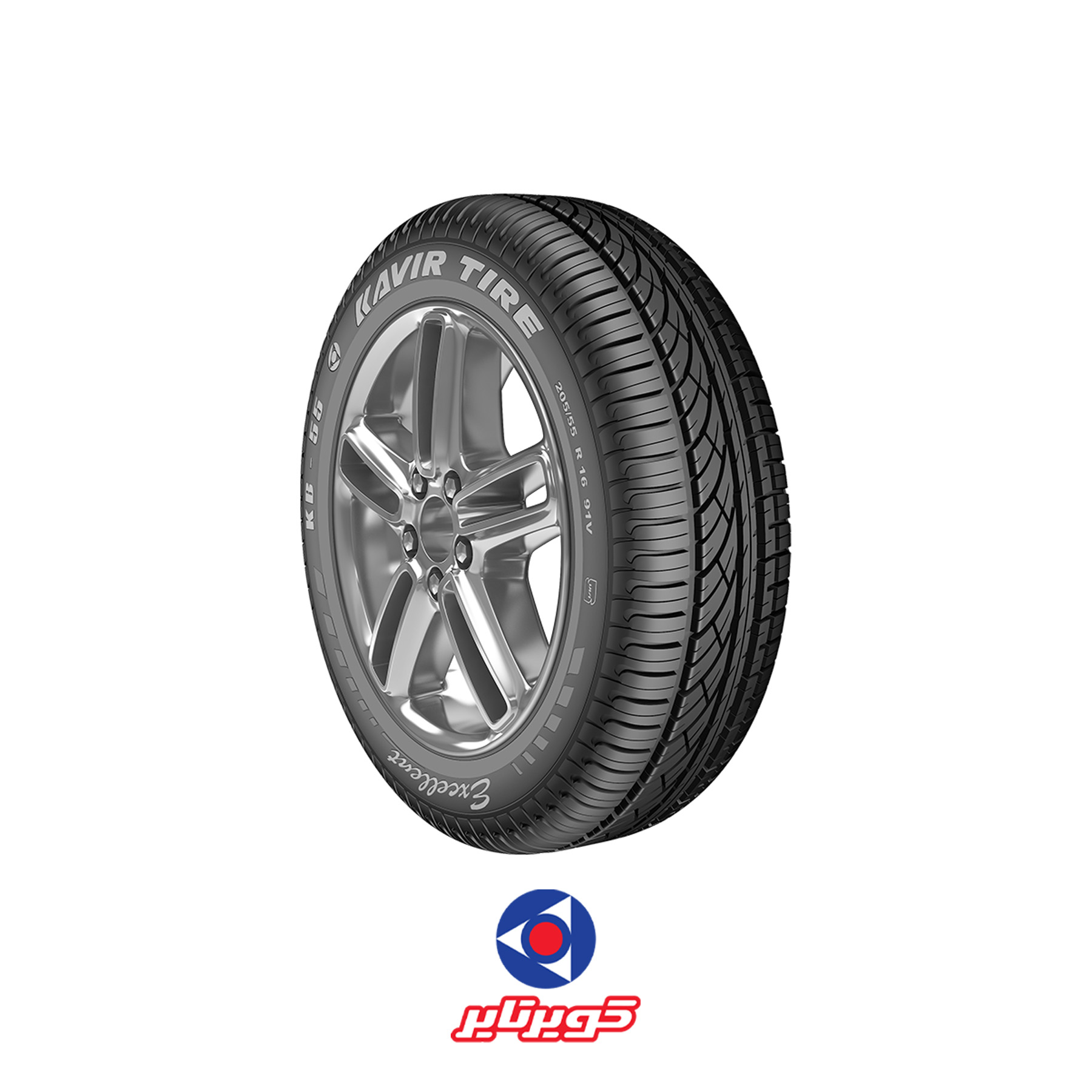 لاستیک 205/50R17 کویرتایر KB55 (یک حلقه) | 2026 مناسب آریزو 6 ، ام وی ام X33 cross
